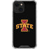 Iowa State University Primary Logo Black iPhone 14 Clear Case